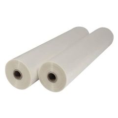 Photo Rouleau de film de plastification brillant - 150 mic - A1 : 635 mm x 75 m : PAVO Lot de 2