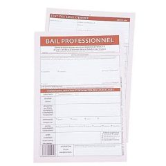 Formulaire pour Bail Professionnel - A4 - WEBER 810 Image