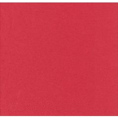 Serviettes de table Cocktail - 240 x 240 mm - Rouge : PAP STAR Lot de 250 image