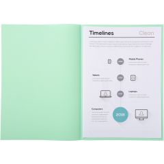 Sous-chemises pour dossier A4 Vert EXACOMPTA 850104E
