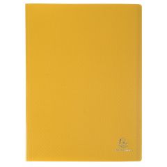 8519E Protège-documents de 20 vues - Jaune EXACOMPTA 