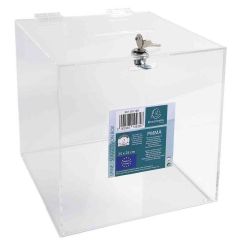 Urne transparente - 250 x 250 x 250 mm - Cristal : EXACOMPTA Office image