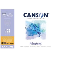 Bloc Aquarelle A3 - 297 x 420 mm CANSON Montval 100 feuilles