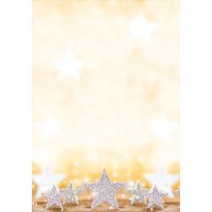 Papier à motif de Noël - Etoiles Scintillantes - Lot de 100 feuilles : SIGEL image