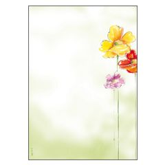 SIGEL DP123 : Lot de 50 feuilles de papier - Fleurs de printemps