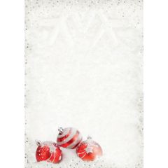 Papier à motif de Noël - Ambiance Hivernale - Lot de 100 feuilles : SIGEL image