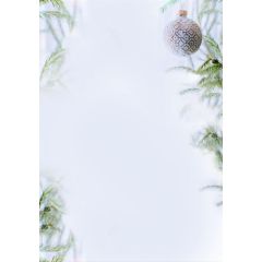 Papier à motif Noël - Ambiance Hiver - Lot de 100 feuilles : SIGEL image