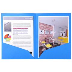 Lot de 25 Chemises double à poche - Bleu EXACOMPTA Rock's Image