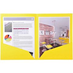 Lot de 25 Chemises double à poche - Jaune citron EXACOMPTA Rock's Visuel