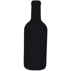 Tableau noir décoratif - 500 x 190 mm Bouteille SECURIT Silhouette Image