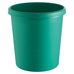 Corbeille à Papier Verte pour Verre 18 litres HELIT