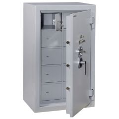 HARTMANN : Armoire forte Protect à 20 compartiments - Serrure électronique - 510 L ouvert
