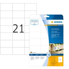 HERMA etiquettes blanches résistantes aux intempéries 70 x 42,3 mm 10906