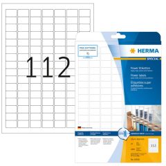 HERMA etiquettes blanches résistantes aux intempéries 25,4 x 16,9 mm 10916