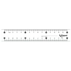 Règle plate en plastique - 150 mm MAPED Start