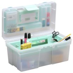 Photo Boîte de rangement avec poignée - Plastique - Vert ALLIT McPlus Clear 16