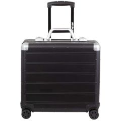 Image Valise trolley en aluminium - 4 Roues 360 degrés - Noir ALUMAXX Gemini