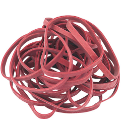 Bracelets élastiques - 150 x 4 mm LAUFER Rondella Paquet de 50 g Image