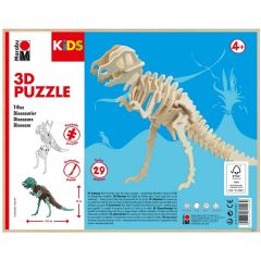 Photo Puzzle 3D en bois - Dinosaure T-Rex MARABU KIDS