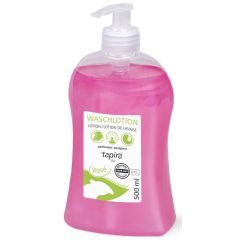 Photo Savon liquide rosé - 500 ml - Flacon distributeur TAPIRA 