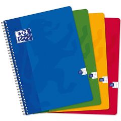 Photo Cahier à spirales 180 pages - Petits carreaux - 210 x 297 mm OXFORD
