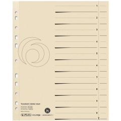 Photo Intercalaires en carton 240 x 300 mm - Chamois HERLITZ 10840205