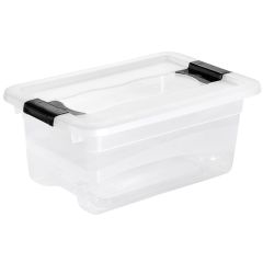Photo Boite de rangement à couvercle - 4 litres - Transparent KEEEPER Cornelia