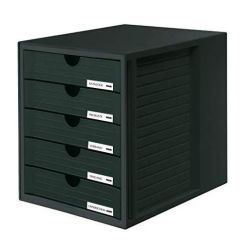 Photo Module de classement - 5 tiroirs - Noir : HAN 1450-13