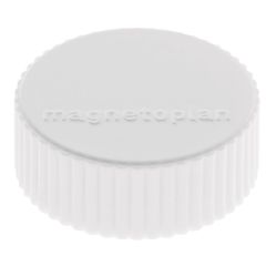 Photo Aimants ronds - 34 mm - Blanc MAGNETOPLAN Discofix Lot de 10 Affichage