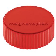 Photo Aimants ronds - 34 mm - Rouge MAGNETOPLAN Discofix Lot de 10 Affichage