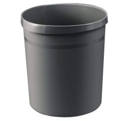 Photo Corbeille à papier 18 litres Gris foncé : HAN Grip 18190-191