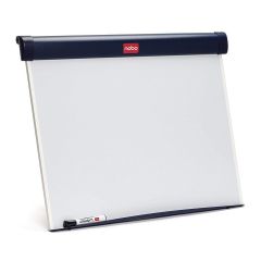 Photo Tableau blanc magnétique transportable - 675 x 550 mm : NOBO 1902267