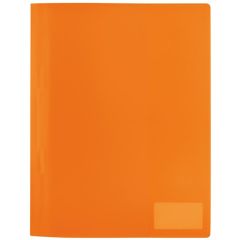 Photo Chemise à lamelles A4 en PP translucide - Orange HERMA