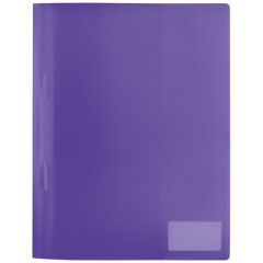Photo Chemise à lamelles A4 en PP translucide - Violet HERMA