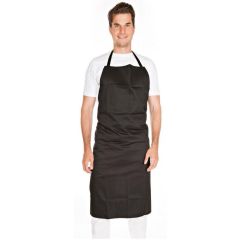 Photo Tablier en coton - Avec bavette - Noir - 950 x 1000 mm HYGOSTAR Image