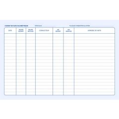 Photo Carnet de bord véhicule Suivi kilométrique 297 x 210 mm ELVE 2094 modèle