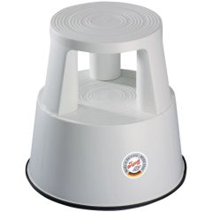 Photo Tabouret marche pied à roulettes - Gris clair WEDO