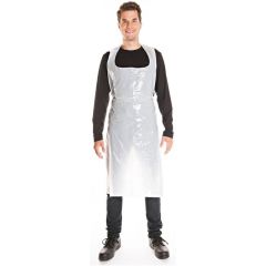 Photo Tablier étanche à bavette - 33 microns - Blanc - 750 x 1250 mm HYGONORM Image