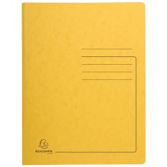 Photo Chemise imprimée à lamelles - Pour document A4 - Jaune EXACOMPTA Image