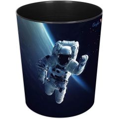Photo Corbeille à papier - 13 litres - Astronaute LAUFER
