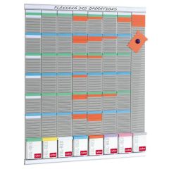 Photo Tableau mural pour fiches en T - 8 colonnes : NOBO 2910800