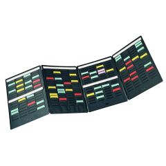 Photo Mini planning mural - Pliable - 4 colonnes : NOBO réf. 3084200