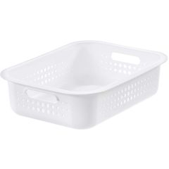Photo Corbeille de rangement - 280 x 370 x 100 mm - Blanc SMARTSTORE Basket Recycled