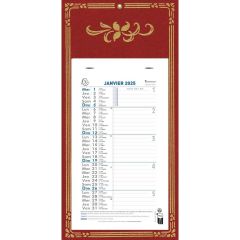 Calendrier mensuel 2025 mural - 16 x 33 cm EXACOMPTA Skytos