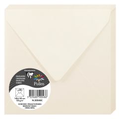 Photo Enveloppe POLLEN Ivoire Irisé Format  140 x 140 mm 50048C