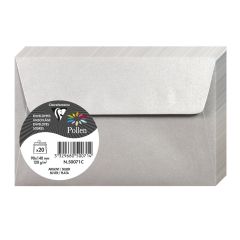 Photo Enveloppe POLLEN Argent Format  90 x 140 mm 50071C