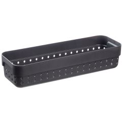 Photo Corbeille de Rangement - 78 x 238 x 50 mm - Noir PLAST TEAM Seoul Organizer M