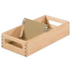 Photo Bac en bois pour fiches - Format A7 - Paysage - 900 fiches : HAN 507-0 