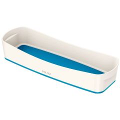 Photo Bac de rangement WOW - Blanc / Bleu LEITZ My Box
