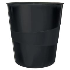 Photo Corbeille à papier 15 litres - Noir LEITZ WOW Image